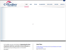 Tablet Screenshot of cymabay.com